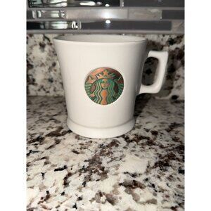 Starbucks 2014 Anniversary Heritage Siren Mug 12 oz Copper Logo Coffee Cup